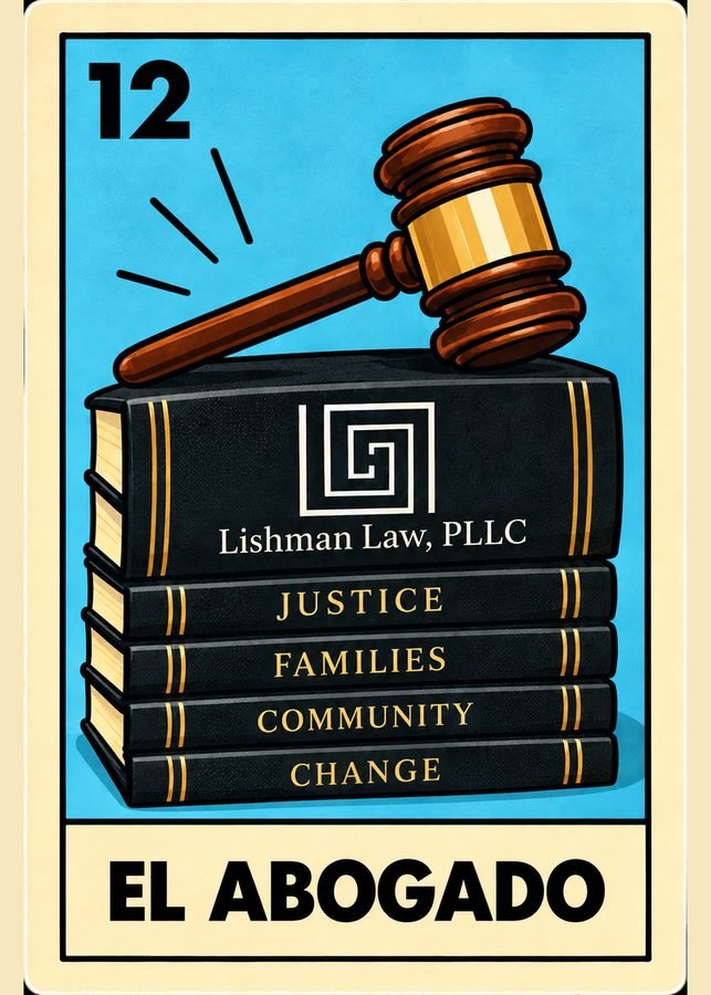 El Abogado lotería card
